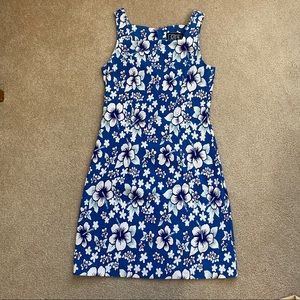 true vintage Hawaiian print mini dress ~